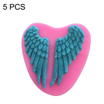 5 PCS Angel Wings Cake Silicone Mold Baking Tool-garmade.com