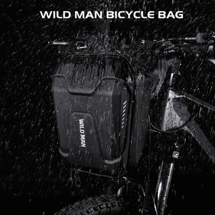 WILD MAN E8 3L Bicycle EVA Hard Shell Head Bag(Black)-garmade.com