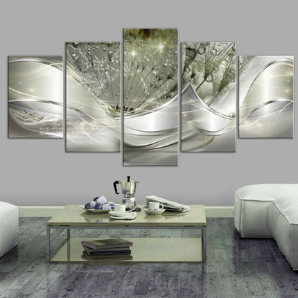 Sofa Background Wall Decorative Painting Hanging Paintings Frameless, Size: 40x100cm(Green)-garmade.com