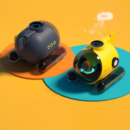 HEY MIX Office Desktop Smoke Ring Humidifier Ambient Lamp(Technology Gray)-garmade.com