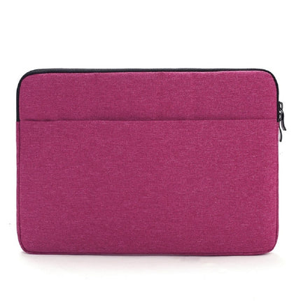 Waterproof & Anti-Vibration Laptop Inner Bag For Macbook/Xiaomi 11/13, Size: 13 inch(Rose Red)-garmade.com