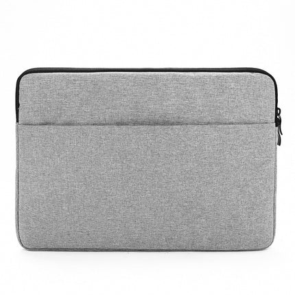 Waterproof & Anti-Vibration Laptop Inner Bag For Macbook/Xiaomi 11/13, Size: 15.6 inch(Light Grey)-garmade.com