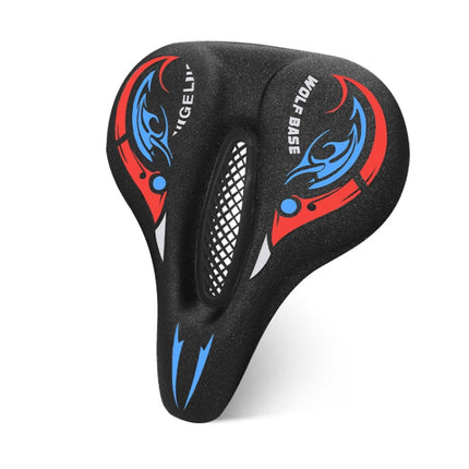 Bicycle Seat Cover Thickened Silicone Shock-absorbing Saddle Cover(Black)-garmade.com