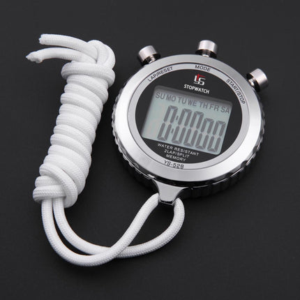 YS Metal Large Screen Display Stopwatch Fitness Sports Competition Electronic Stopwatch(YS-528)-garmade.com