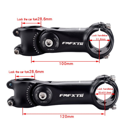 FMFXTR Mountain Bike Adjustable Angle Handlebar Riser, Specification: Upgrade 31.8x120mm-garmade.com