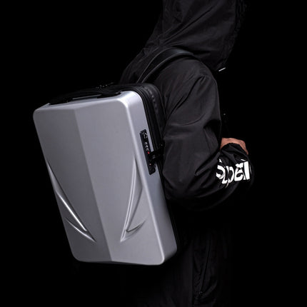 PC Hard Shell Computer Bag Gaming Backpack For Men, Color: Double-layer Black-garmade.com