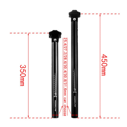 FMFXTR Mountain Bike Seat Post Bicycle Aluminum Alloy Sitting Tube, Specification: 28.6x350mm-garmade.com