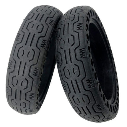 2 PCS 6.5x1.85 Solid Tire Honeycomb Tire Electric Scooter Tire,Specification: 36mm Card Slot-garmade.com