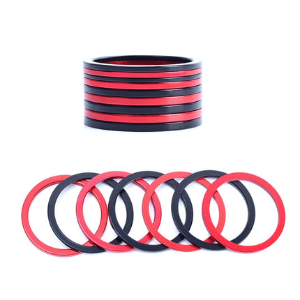 10 PCS FMFXTR Bicycle BB Middle Shaft Flying Wheel Cushion, Thickness: 2mm (Red)-garmade.com
