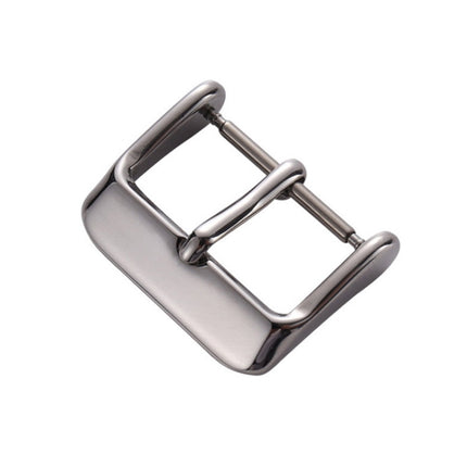 10 PCS IP Plated Stainless Steel Pin Buckle Watch Accessories, Color: Silver 12mm-garmade.com