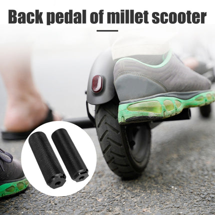 FMFXTR Bicycle Back Seat Foot Pedal Universal Back Rear Post, Color: Black Large Hole Long-garmade.com