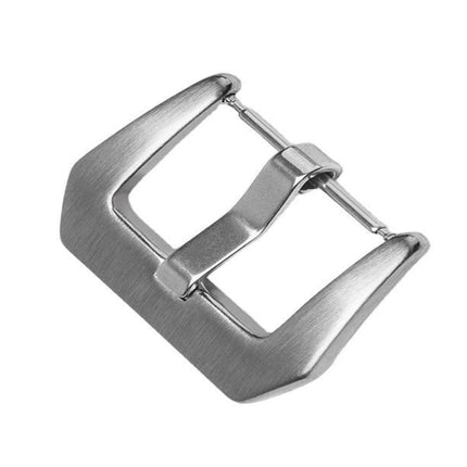 3 PCS Stainless Steel Brushed Pin Buckle Watch Accessories, Color: 18mm Steel Color-garmade.com