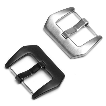 3 PCS Stainless Steel Brushed Pin Buckle Watch Accessories, Color: 20mm Steel Color-garmade.com