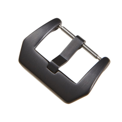 3 PCS Stainless Steel Brushed Pin Buckle Watch Accessories, Color: 20mm Black-garmade.com