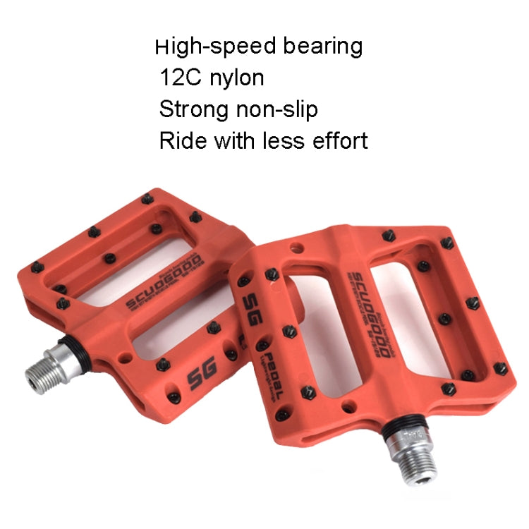 scudgood pedals FMFXTR Mountain Bicycle Pedal Nylon Fiber Bearing Non-Slip Pedal(SG-12 – Garmade