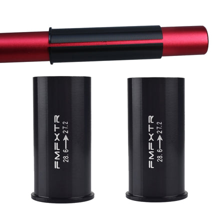 2 PCS FMFXTR Bicycle Seat Tube Reducer Sleeve Conversion Sleeve, Specification: 28.6mm To 27.2mm-garmade.com