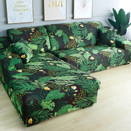 Fabric High Elastic All Inclusive Lazy Sofa Cover, Size: 2 Persons(July)-garmade.com