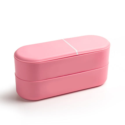 Household Battery Storage Box Data Cable Charger Storage Organizer Box, Color: Pink 3 Layer-garmade.com
