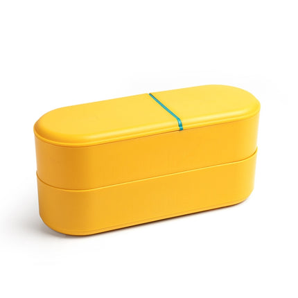 Household Battery Storage Box Data Cable Charger Storage Organizer Box, Color: Yellow 3 Layer-garmade.com
