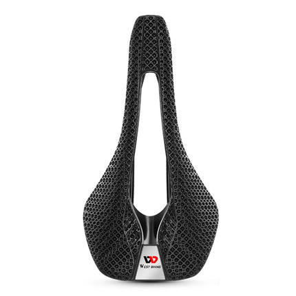 WEST BIKING YP0801130 Bicycle Comfort Honeycomb Seat Cushion(Black)-garmade.com