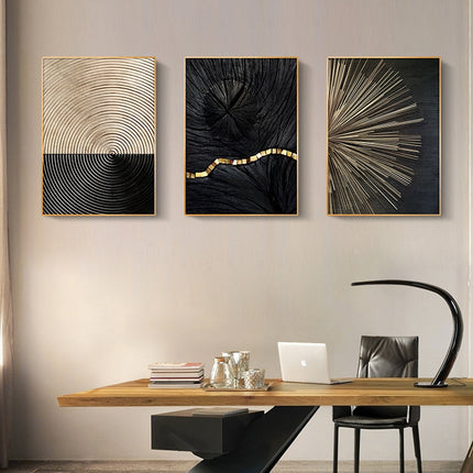 Solid Wood Inner Frame Living Room Painting Wall Decoration Painting, Size: 30x40cm(A)-garmade.com