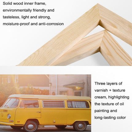 Solid Wood Inner Frame Living Room Painting Wall Decoration Painting, Size: 30x40cm(D)-garmade.com