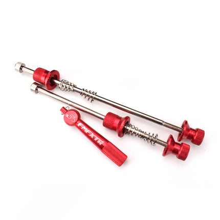 FMFXTR Mountain Bicycles Flower Drum Fast Disassembly Rod(Red)-garmade.com