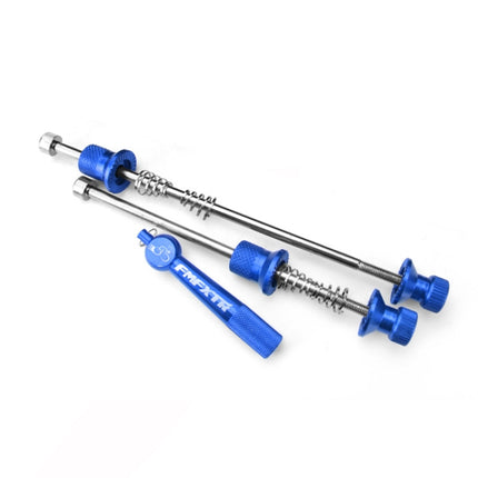 FMFXTR Mountain Bicycles Flower Drum Fast Disassembly Rod(Blue)-garmade.com