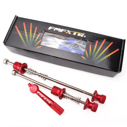 FMFXTR Mountain Bicycles Flower Drum Fast Disassembly Rod(Red)-garmade.com