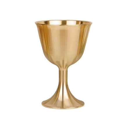 2 PCS Bar Cocktail Whiskey Pure Copper Goblet, Standard sizes: Medium(Copper Color Carton Package)-garmade.com