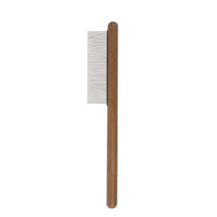 Cat Dog Solid Wood Comb For Removing Floating Hair Pet Cleaning Grooming Flea Comb(B)-garmade.com
