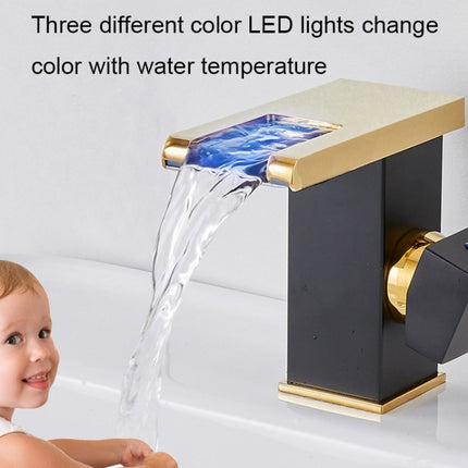 Smart Color-changing Temperature Recognition Faucet, Specification: E Style-garmade.com