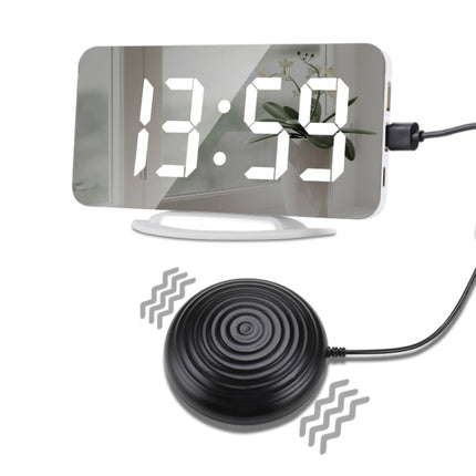 TS-8202 Multifunctional LED Vibration Mirroring USB Alarm Clock-garmade.com