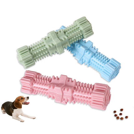 Dogs Bite Toys Hexagonal Molar Rods Pet Tooth Brush(Avocado Green)-garmade.com