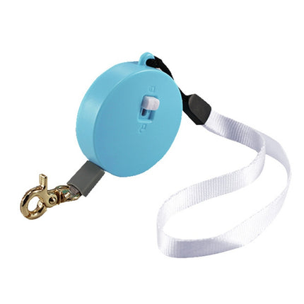 Automatic Telescopic Dog Traction Rope Small Pet Retractor(Round Blue)-garmade.com