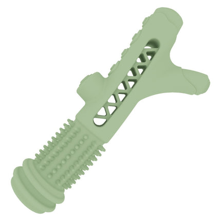 Hollow Branches Shaped Dogs Grinding and Cleaning Teeth Rod Pet Bite Resistant Toys(Green)-garmade.com