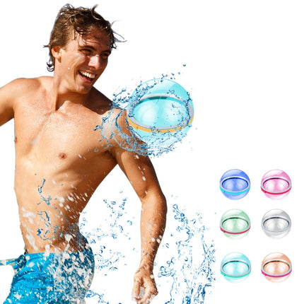 6 cm Water Fight Water Ball Toy Party Swimming Water Balloon Waterfall Ball Toy(Gem Blue)-garmade.com