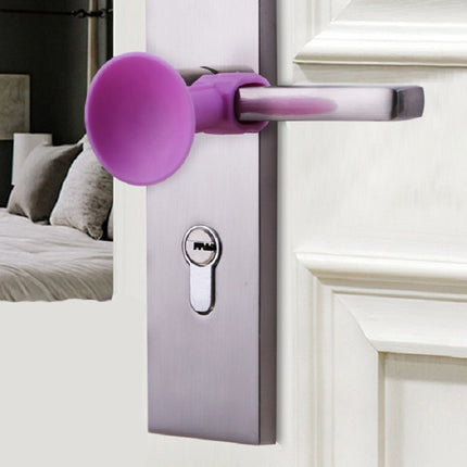 30 PCS Medium Silicone Door Suction Punch-free Door Handle Anti-collision Door Resistance(Pink)-garmade.com