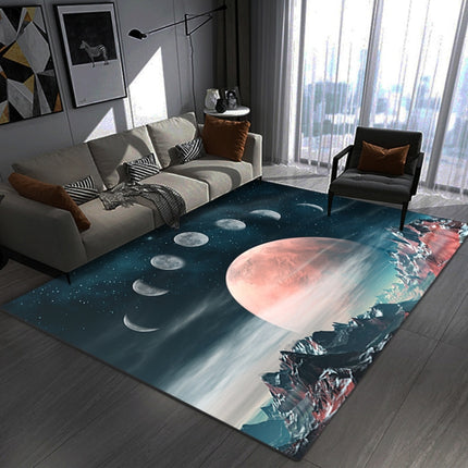 3D Visual Cartoon Cosmic Planet Living Room Carpet, Size: 40x60cm(RZ Cosmic Planet 11)-garmade.com