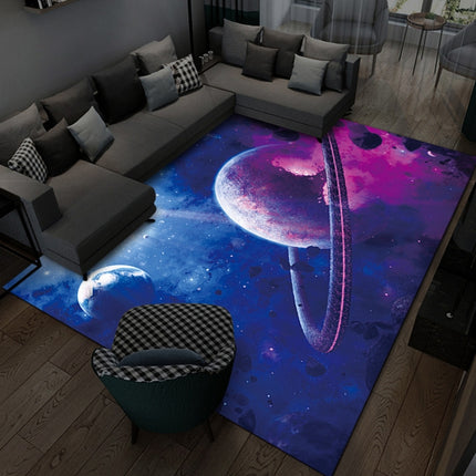 3D Visual Cartoon Cosmic Planet Living Room Carpet, Size: 50x80cm(Cosmic Planet 6)-garmade.com