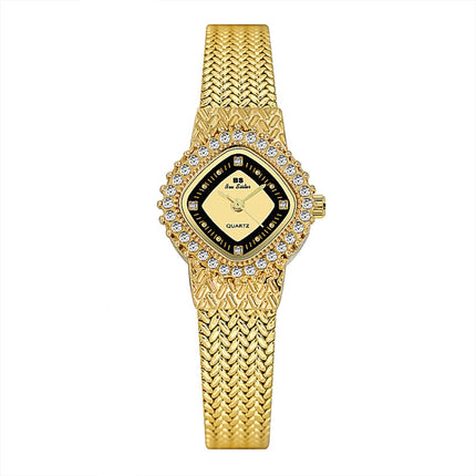 BS Bee Sister FA1659 Chain Watch Wheat Ear Watch Simple Temperament Ladies Watch(Gold)-garmade.com