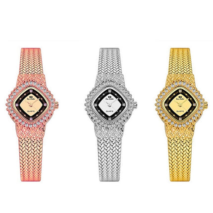 BS Bee Sister FA1659 Chain Watch Wheat Ear Watch Simple Temperament Ladies Watch(Rose Gold)-garmade.com