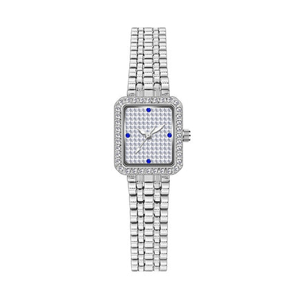 BS Bee Sister FA1597 Ladies Alloy Watch Diamond Watch(Silver)-garmade.com