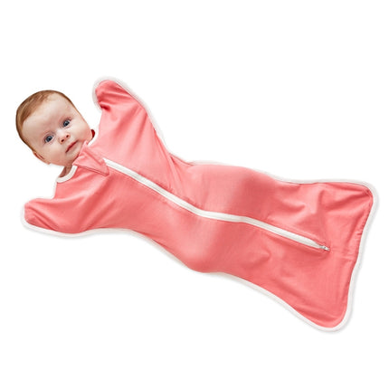 Insular Baby Cotton Quilt Newborn Swaddle Sleeping Bag Blanket, Size: 60cm For 0-3 Months(Grey)-garmade.com