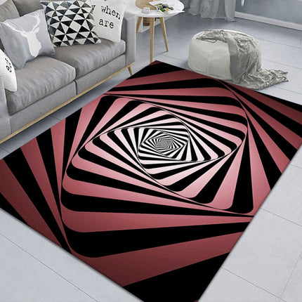 3D Stereo Rectangular Visual Geometric Living Room Carpet, Size: 50x80cm(11)-garmade.com