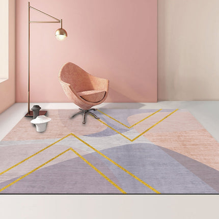 Modern Abstract Geometric Living Room Rug Coffee Table Cushion, Size: 50x80cm(05)-garmade.com