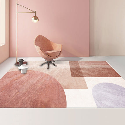 Modern Abstract Geometric Living Room Rug Coffee Table Cushion, Size: 50x80cm(12)-garmade.com