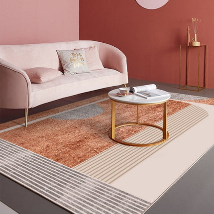 Modern Abstract Geometric Living Room Rug Coffee Table Cushion, Size: 50x80cm(15)-garmade.com