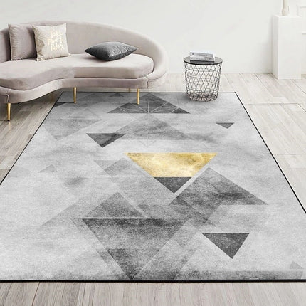 Modern Abstract Geometric Living Room Rug Coffee Table Cushion, Size: 50x80cm(17)-garmade.com