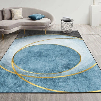 Modern Abstract Geometric Living Room Rug Coffee Table Cushion, Size: 80x120cm(20)-garmade.com